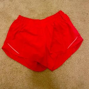 Dark red Hotty Hot High-Rise Lined Short 2.5"